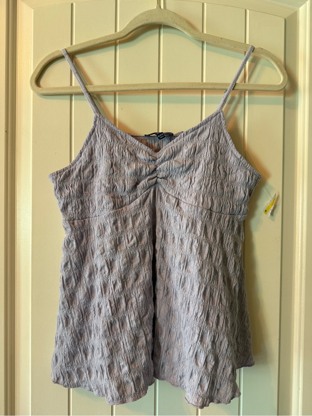 Freshman Girl's Lavender Crinkle Spaghetti Strap Cami